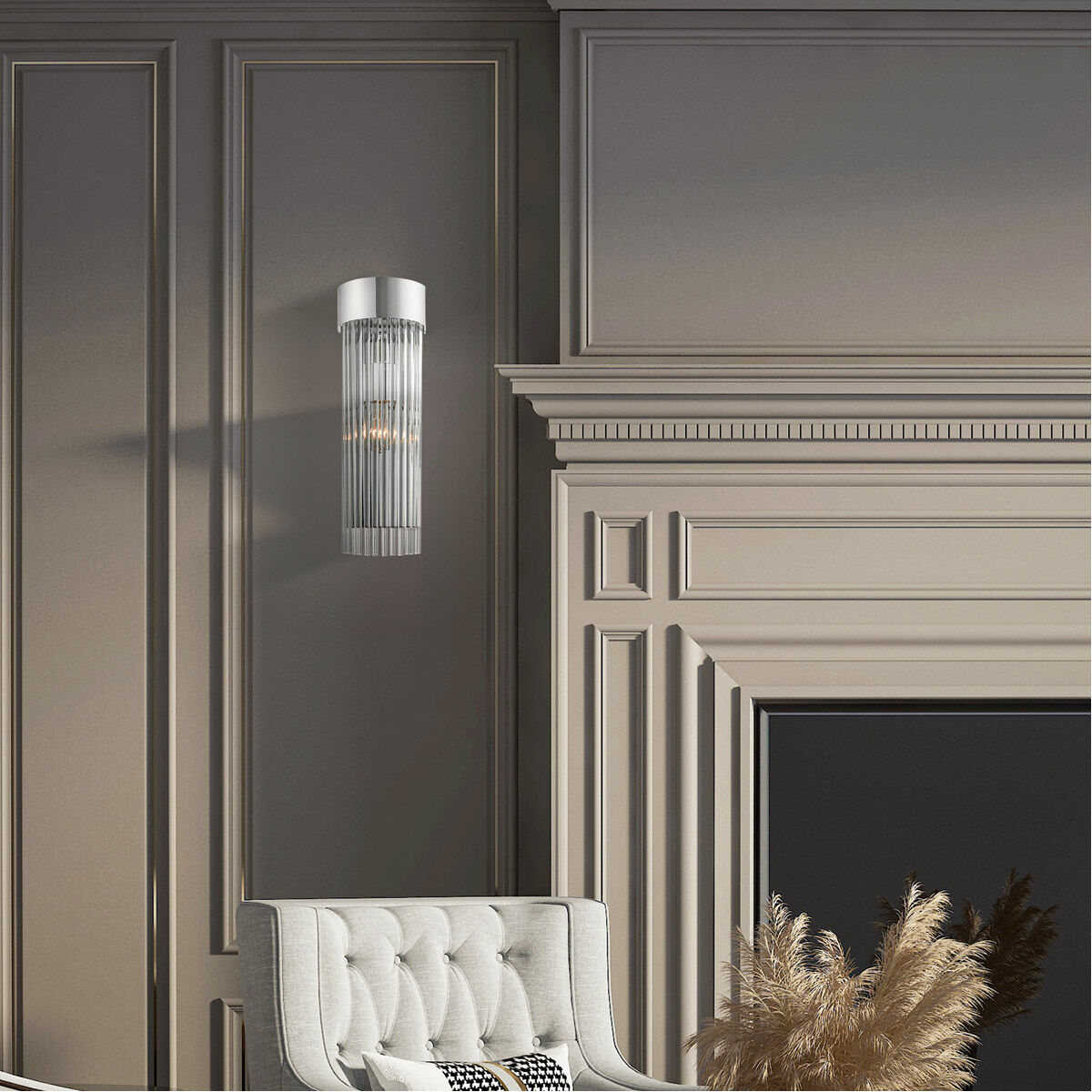 Norwich 1 Light 6 inch Polished Chrome ADA Sconce Wall Light