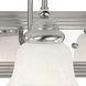 Belmont 3 Light 24 inch Brushed Nickel Finish with Polished Chrome Finish Insert Vanity Sconce Wall Light
