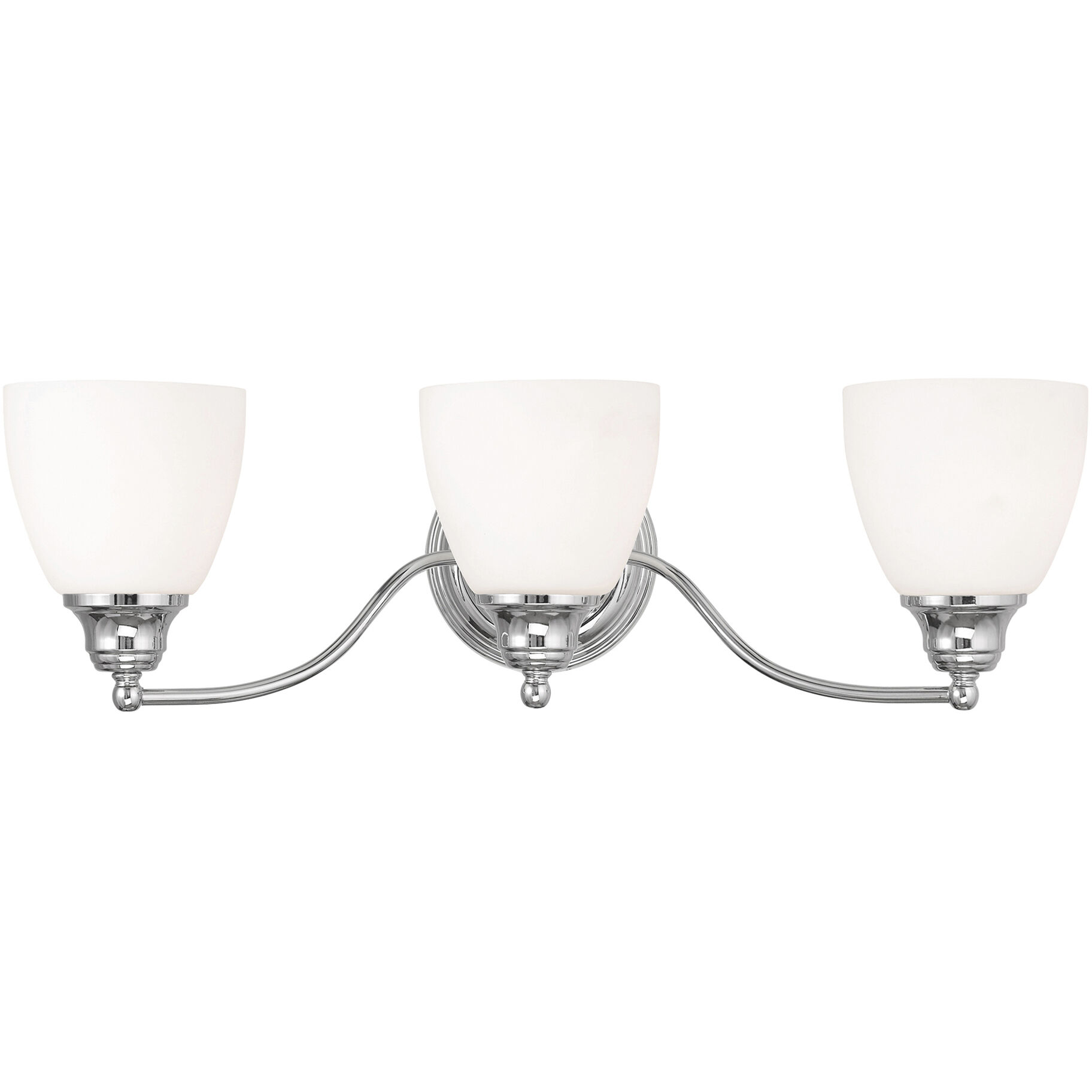 Somerville 3 Light 23 inch Polished Chrome Bath Vanity Wall Light
