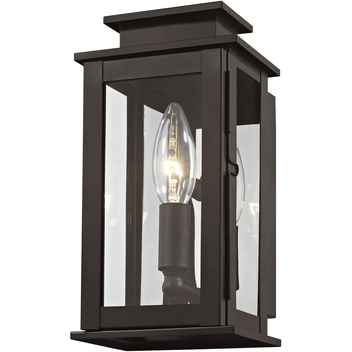 Princeton 1 Light 9 inch Bronze Outdoor Wall Lantern