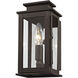 Princeton 1 Light 9 inch Bronze Outdoor Wall Lantern