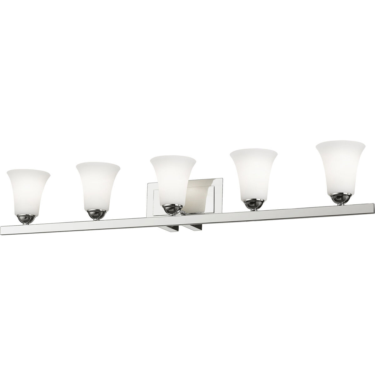 Ridgedale 5 Light 43 inch Polished Chrome Bath Vanity Wall Light