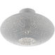 Charlton 1 Light 16 inch Nordic Gray with Brushed Nickel Accents Semi Flush Ceiling Light