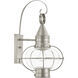 Newburyport 1 Light 21 inch Brushed Nickel Outdoor Wall Lantern