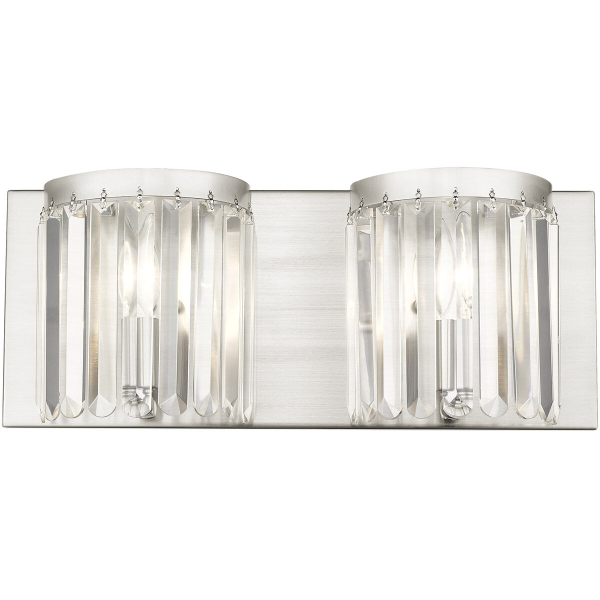Ashton 2 Light 17 inch Brushed Nickel ADA Bath Vanity Wall Light