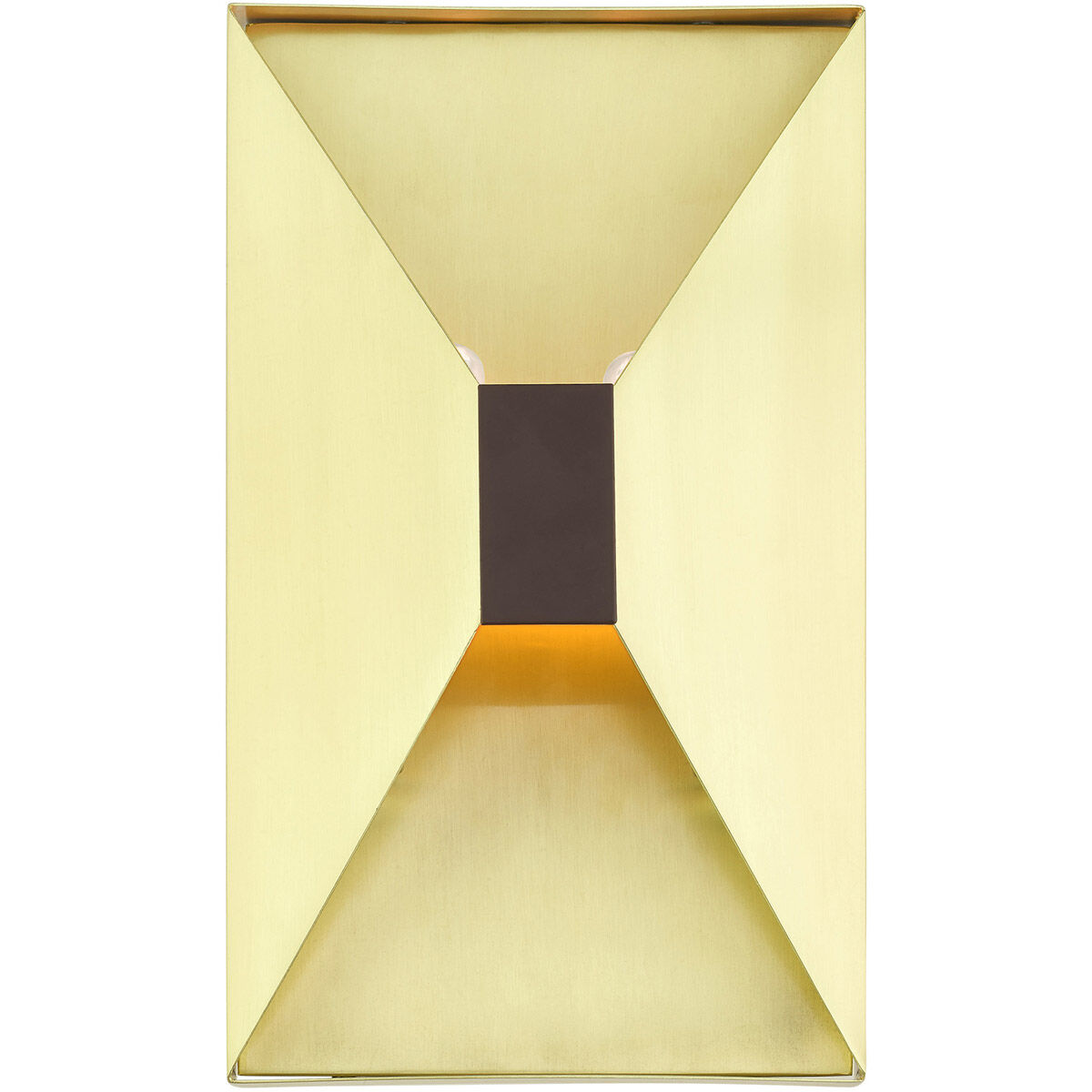 Lexford 2 Light 7 inch Satin Brass ADA ADA Sconce Wall Light