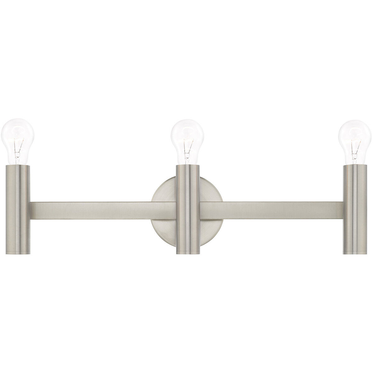 Copenhagen 3 Light 24 inch Brushed Nickel ADA Bath Vanity Wall Light
