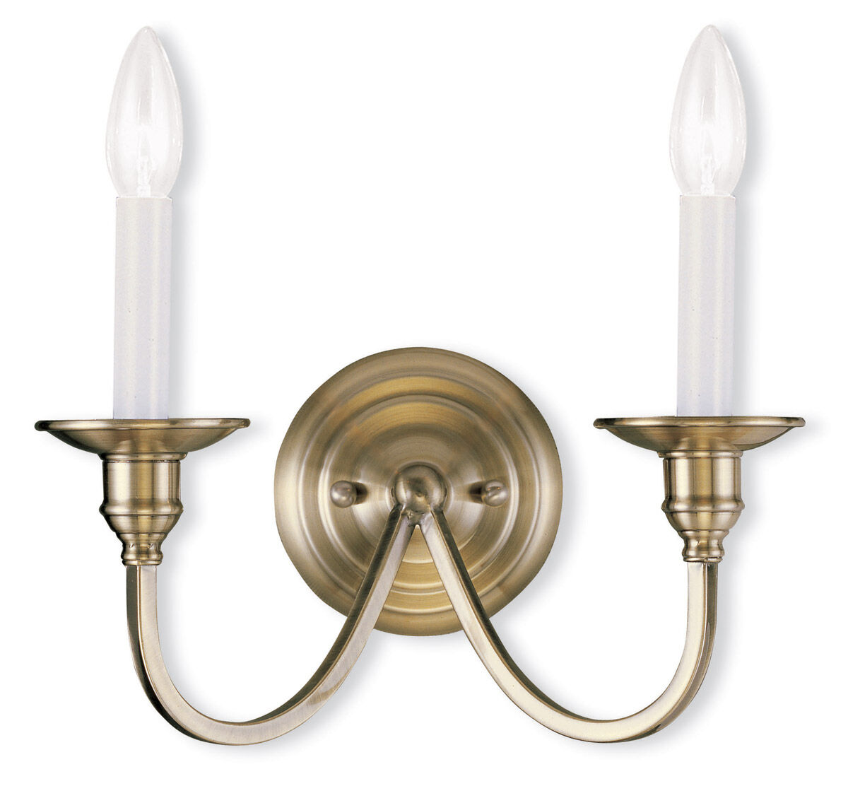 Cranford 2 Light 13 inch Antique Brass Wall Sconce Wall Light