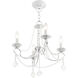 Pennington 4 Light 18 inch Antique White Convertible Mini Chandelier/Ceiling Mount Ceiling Light
