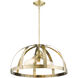 Stoneridge 5 Light 24 inch Antique Brass Pendant Chandelier Ceiling Light