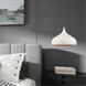 Allison 1 Light 14 inch Shiny White Mini Pendant Ceiling Light