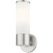 Lindale 1 Light 4 inch Brushed Nickel ADA Vanity Sconce Wall Light