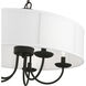 Brookdale 5 Light 23 inch Black Pendant Chandelier Ceiling Light