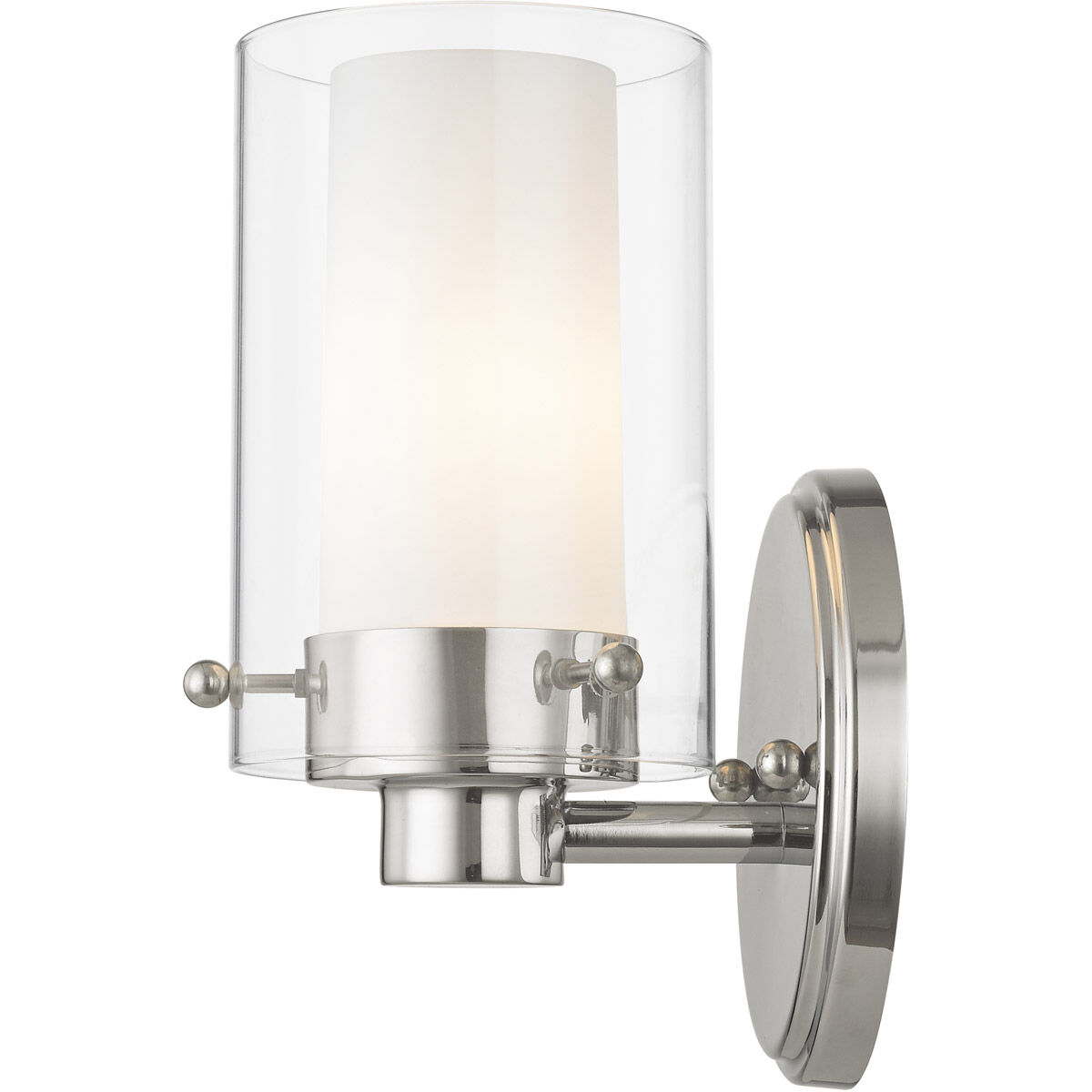 Manhattan 1 Light 5 inch Polished Chrome Bath Vanity Wall Light