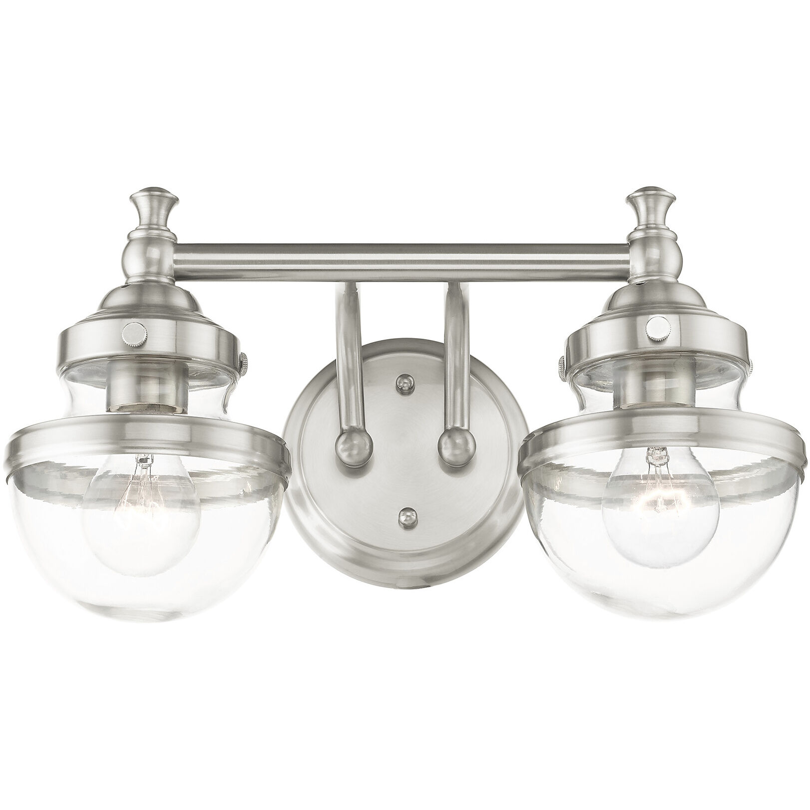 Oldwick 2 Light 15 inch Brushed Nickel Vanity Sconce Wall Light