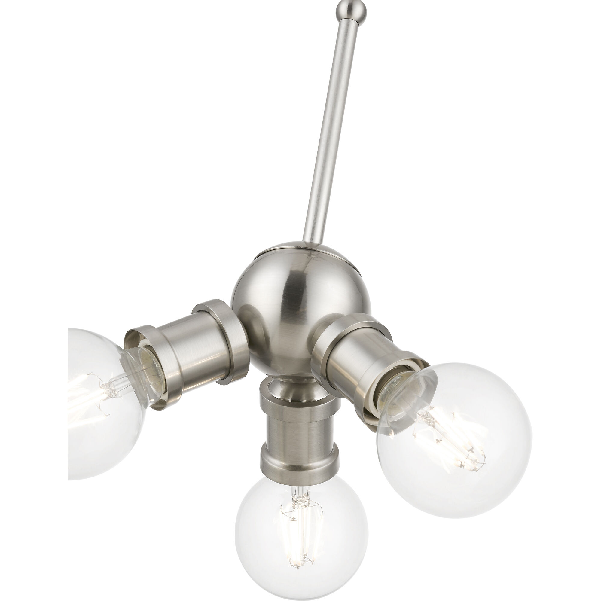 Lansdale 3 Light 7 inch Brushed Nickel Pendant Ceiling Light