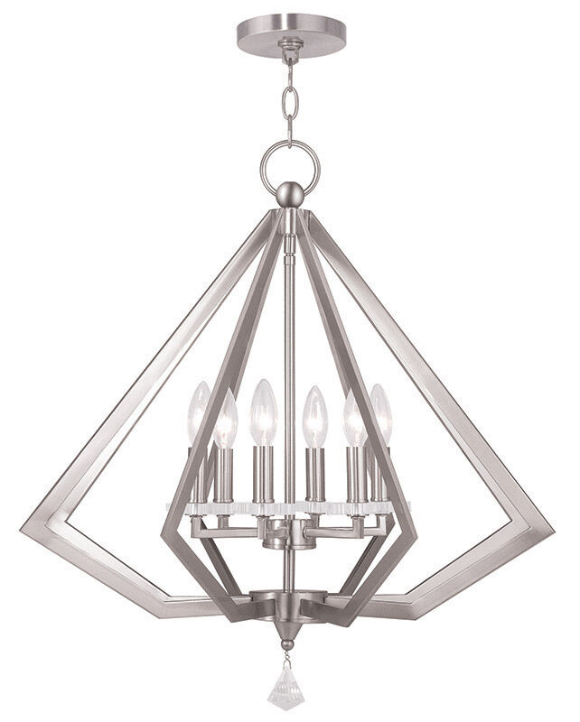 Diamond 6 Light 11.75 inch Chandelier