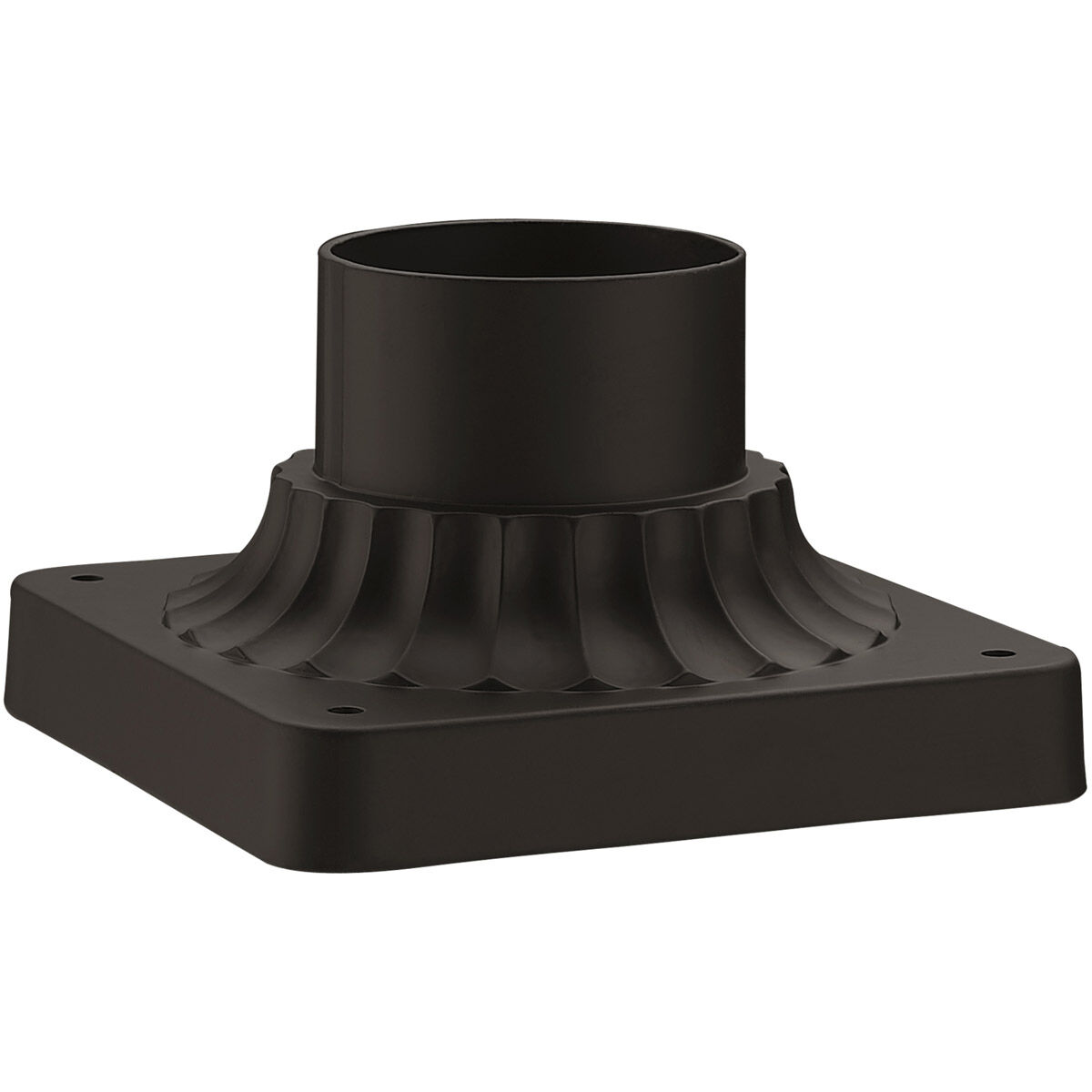 Outdoor 6 inch Bronze Outdoor Pier Mount Adaptors