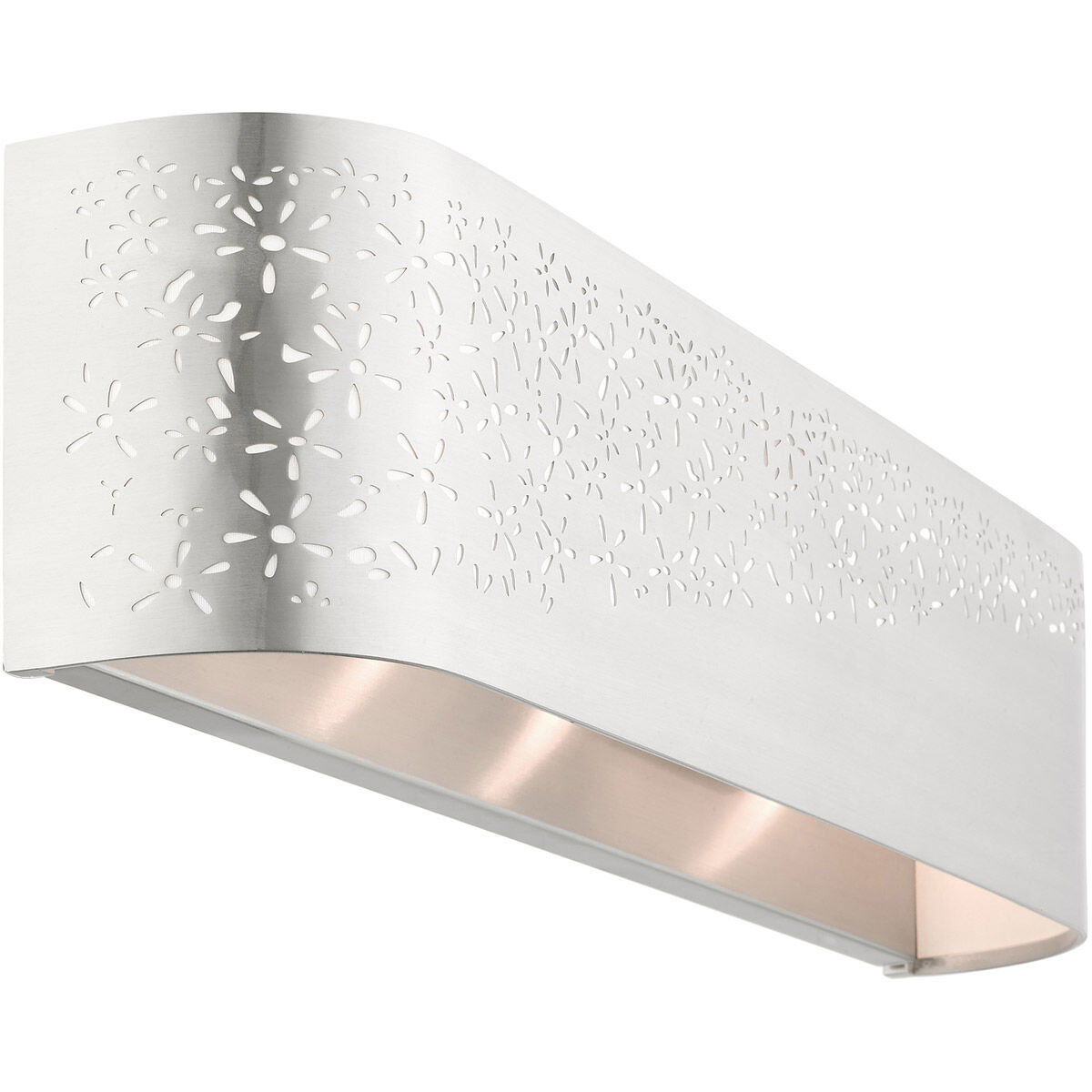 Noria 4 Light 24 inch Brushed Nickel ADA Vanity Sconce Wall Light