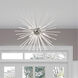 Utopia 8 Light 34 inch Polished Chrome Pendant Chandelier Ceiling Light