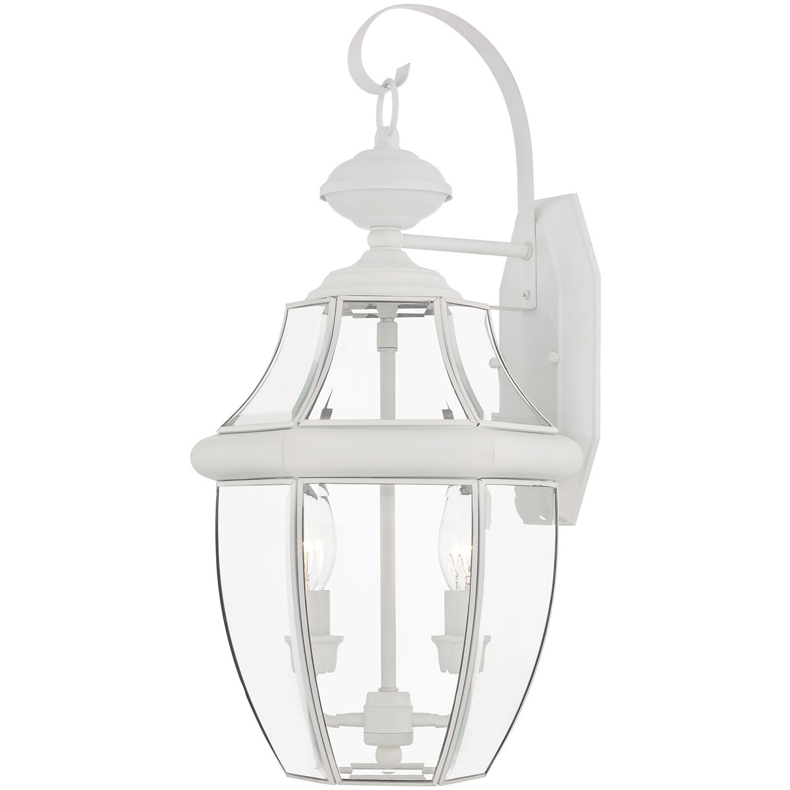 Monterey 2 Light 20 inch White Outdoor Wall Lantern