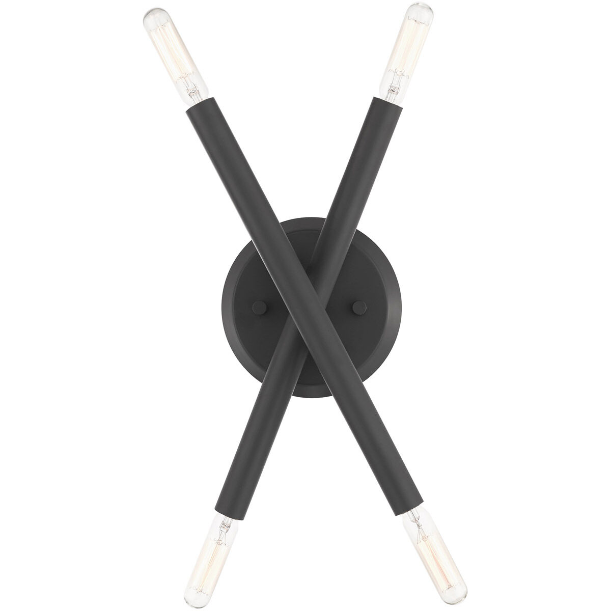 Soho 4 Light 6 inch Scandinavian Gray Sconce Wall Light