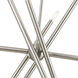 Soho Linear Chandelier Ceiling Light in Brushed Nickel