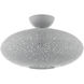 Charlton 1 Light 16 inch Nordic Gray with Brushed Nickel Accents Semi Flush Ceiling Light