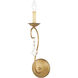 Chesterfield/Pennington 1 Light 5 inch Antique Gold Leaf Wall Sconce Wall Light