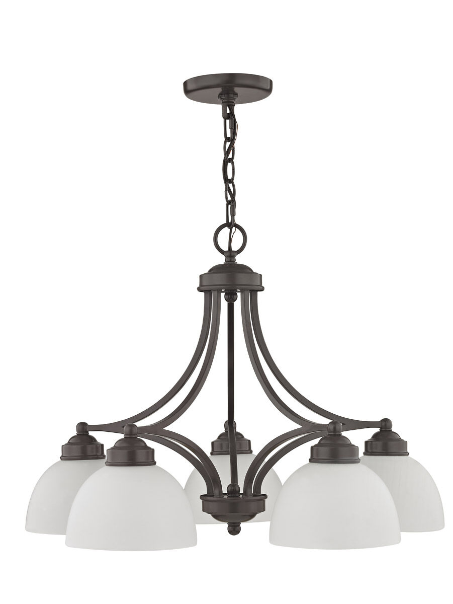 Somerset 5 Light 25 inch English Bronze Dinette Chandelier Ceiling Light