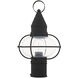 Newburyport 1 Light 15 inch Black Outdoor Post Top Lantern