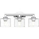 Bernardino 3 Light 23.75 inch Polished Chrome Vanity Wall Sconce Wall Light