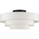 Manorwood 5 Light 28 inch Bronze Semi-Flush Ceiling Light
