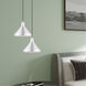 Allison 1 Light 11 inch Brushed Aluminum Mini Pendant Ceiling Light