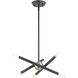 Soho 6 Light 13 inch Scandinavian Gray Chandelier Ceiling Light