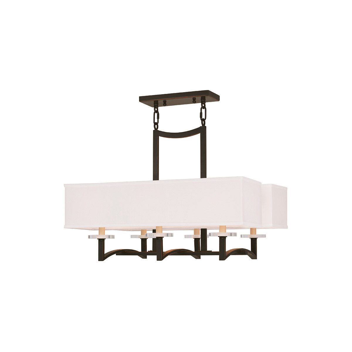 Woodland Park 6 Light 20 inch Olde Bronze Chandelier Ceiling Light