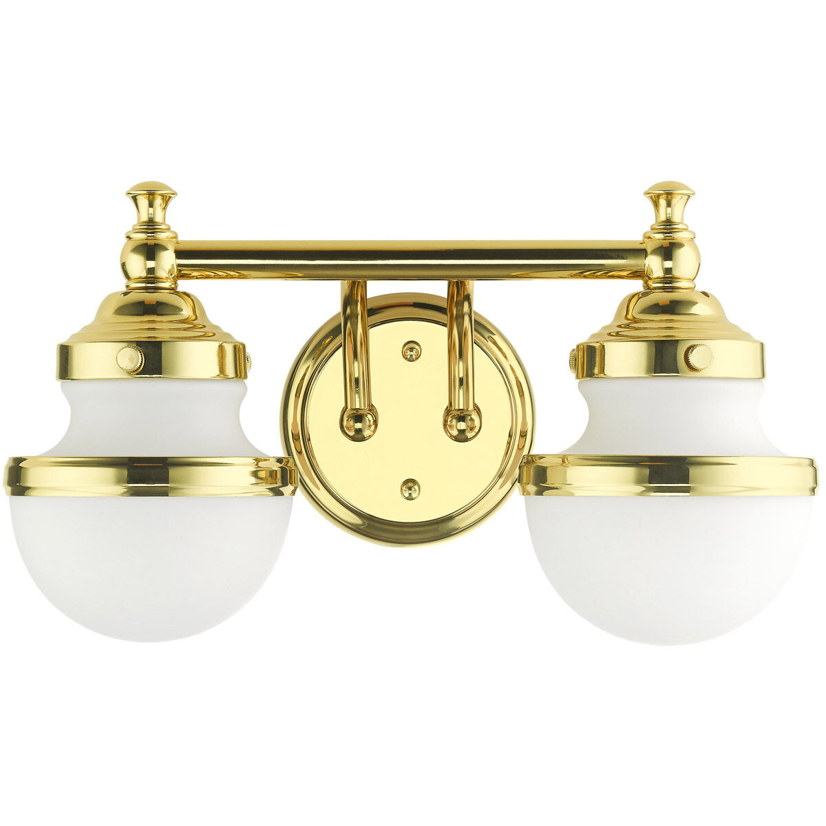 Oldwick 2 Light 15 inch Polished Brass Vanity Sconce Wall Light