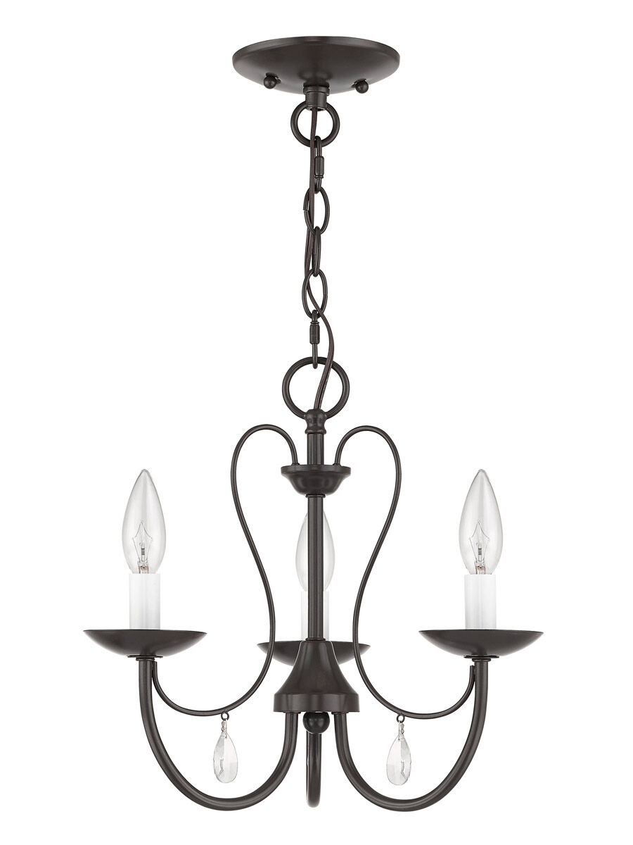 Mirabella 3 Light 14.5 inch English Bronze Chandelier Ceiling Light