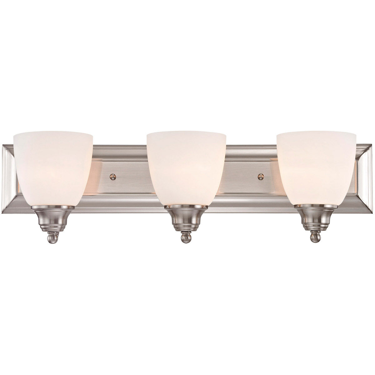 Springfield 3 Light 24 inch Brushed Nickel Bath Vanity Wall Light