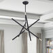 Soho 8 Light 24 inch Black Chandelier Ceiling Light
