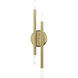 Soho 4 Light 5 inch Antique Brass ADA Sconce Wall Light