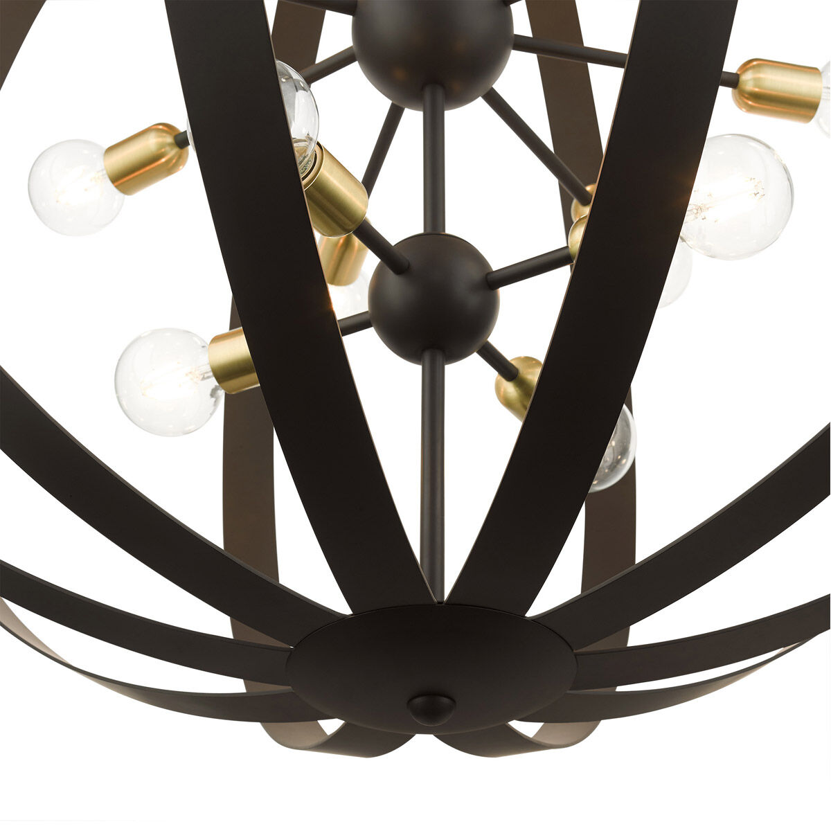Modesto 16 Light 42 inch Bronze Foyer Chandelier Ceiling Light