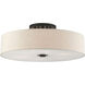 Meridian 6 Light 30 inch English Bronze Semi Flush Ceiling Light