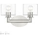 Bernardino 2 Light 16 inch Brushed Nickel Vanity Wall Sconce Wall Light