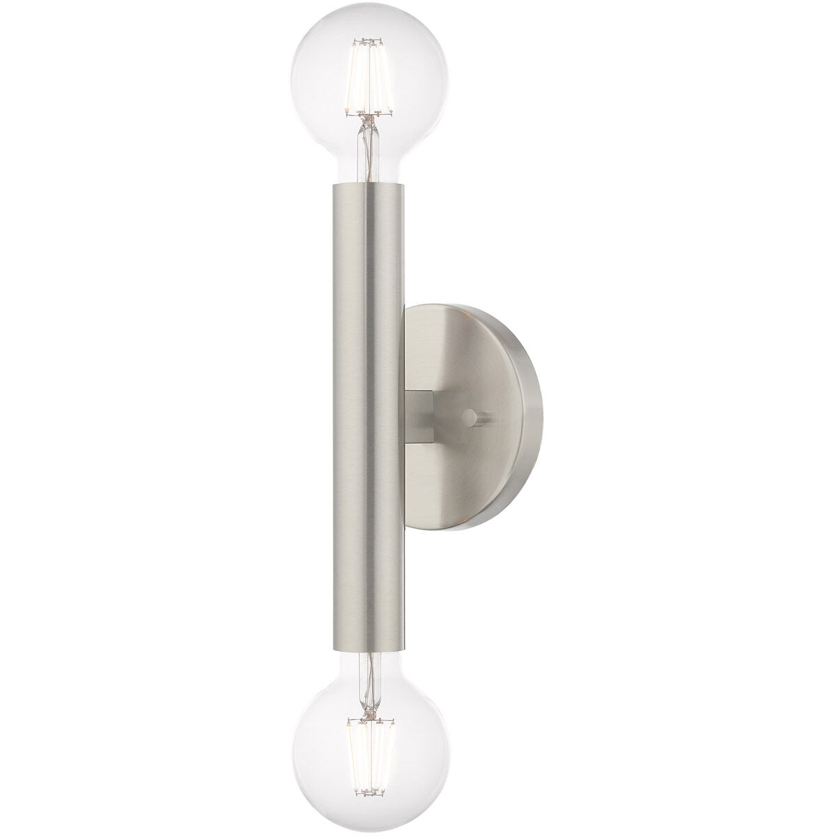 Copenhagen 2 Light 5 inch Brushed Nickel ADA ADA Wall Sconce Wall Light