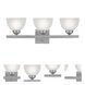 Somerset 3 Light 24.75 inch Brushed Nickel Bath Vanity Wall Light