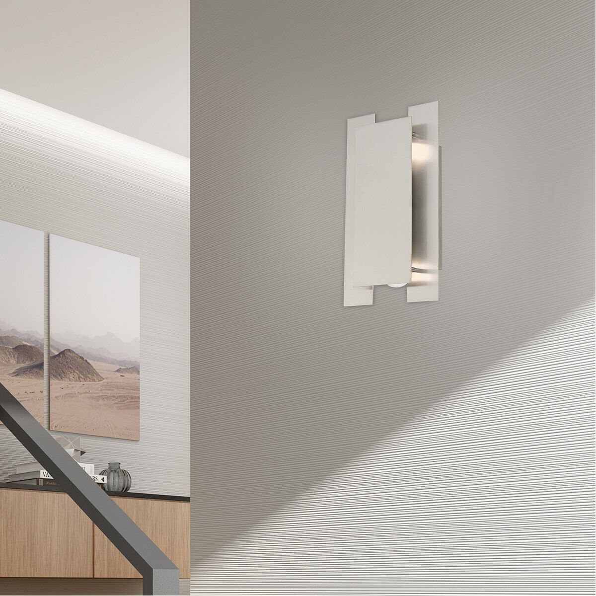 Varick 2 Light 8 inch Brushed Nickel ADA ADA Wall Sconce Wall Light