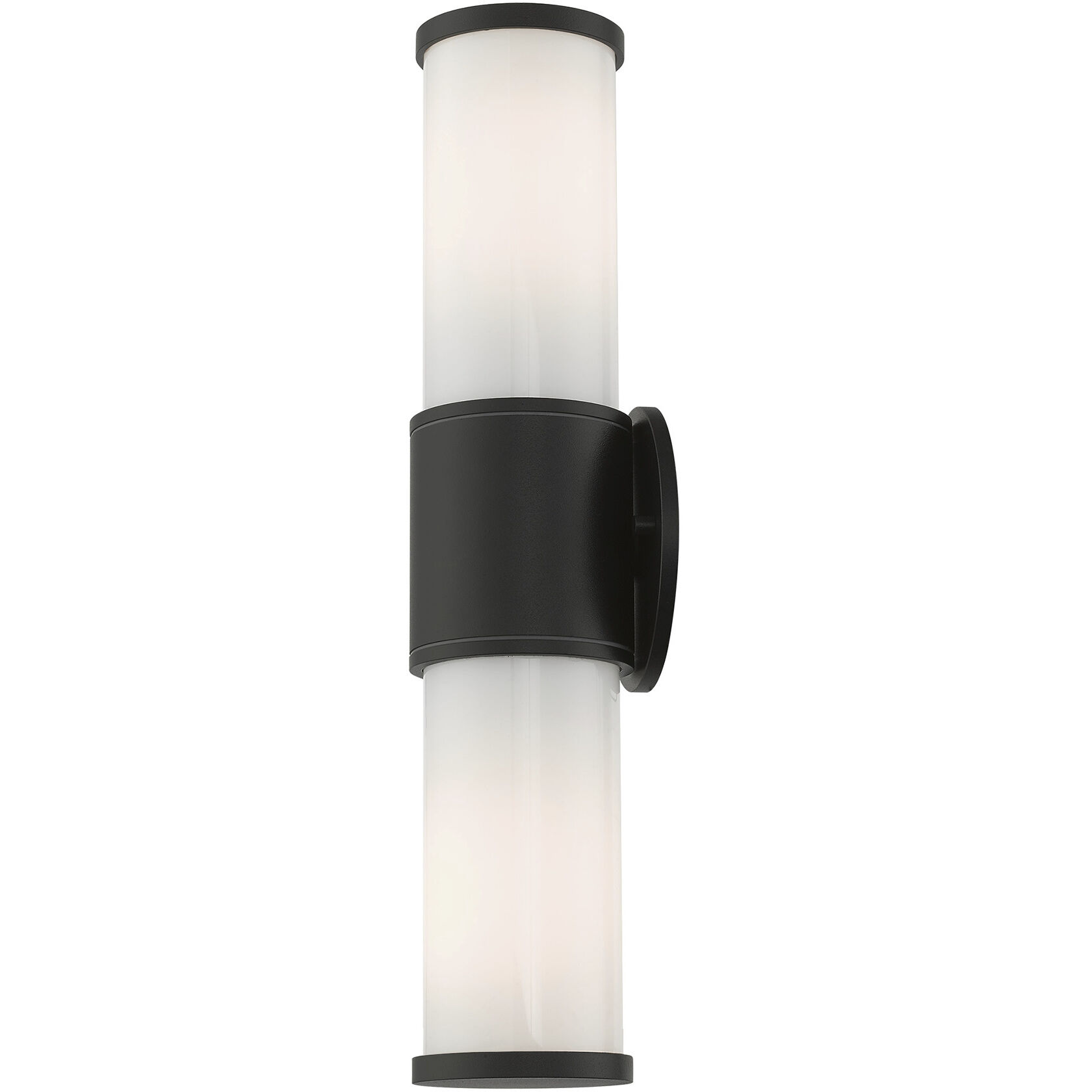 Landsdale 2 Light 5 inch Textured Black Outdoor ADA Wall Lantern