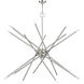 Soho 16 Light 50 inch Brushed Nickel Foyer Chandelier Ceiling Light