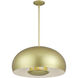 Domma 4 Light 22.5 inch Soft Gold Pendant Ceiling Light